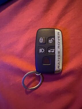 RANGE ROVER KEY FOB UNLOCKED LIKE NEW BLACK CHROME 5 BUTTONS